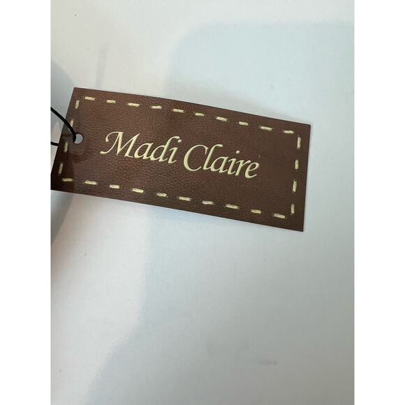 NWT Madi Claire Leather Croc Bronze and Gray Crossbody Purse Bag - Picture 10 of 12